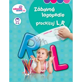 Ditipo Erasable notebook Fun speech therapy practice L, R 4-6 years 16 pages 215 x 275 mm