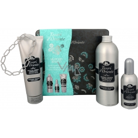 Tesori d Oriente Muschio Bianco perfumed water 100 ml + shower gel 250 ml + bath foam 500 ml, for women gift set