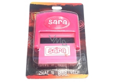 Albi Stamp named Sara 6.5 cm x 5.3 cm x 2.5 cm