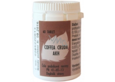 AKH Coffea Cruda homeopathic food supplement helps to concentrate, pain relieving, palpitations 60 tablets