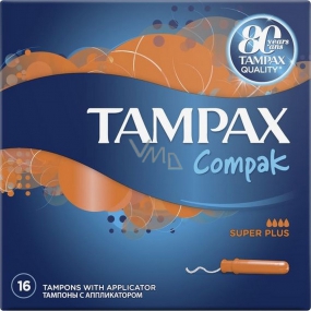 Tampax Compak Compak Super Plus Ladies Swabs with Applicator 16 pieces