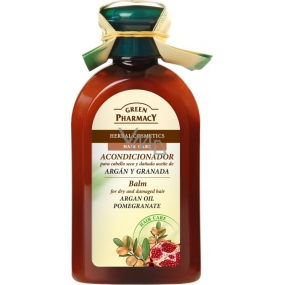 Green Pharmacy Argan oil and Pomegranate Balm for dry and damaged hair 300 ml