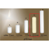 Lima Gastro smooth candle ivory cylinder 50 x 210 mm 1 piece