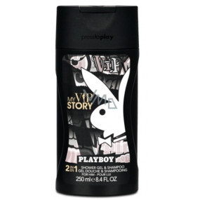 Playboy My Vip Story 2 in 1 shower gel and shampoo for men 250 ml
