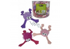 Papillon Frog toy for cats 10 cm different colors