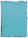 Albi Block with sequins blue-purple 15 cm x 21 cm