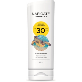 Nafigate Cosmetics Organic Sunscreen SPF30 sunscreen emulsion with a natural UV filter 200 ml