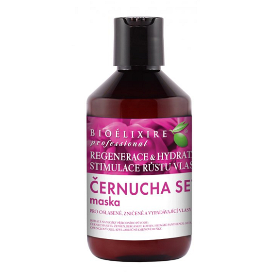 Bioelixire Černucha Set mask for hair weak, damaged, falling out 300 ml