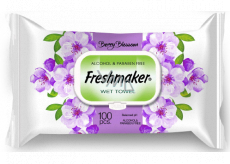 Freshmaker Berry Blossom - Flowers cosmetic wet wipes 100 pieces