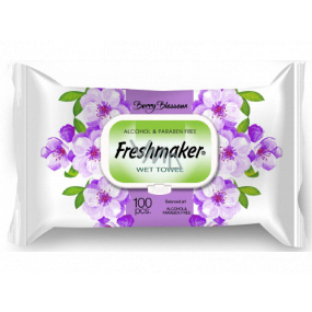 Freshmaker Berry Blossom - Flowers cosmetic wet wipes 100 pieces