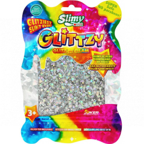 Joker Slimy Glitzi Slime silver, stars, heart 120 g