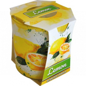 Admit Verona Lemon - Lemon scented candle in glass 90 g