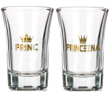 Nekupto Pair Shot Glasses Prince and Princess 2 x 40 ml