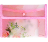 Albi Document case Pink flowers B6 - 212 mm x 152 mm