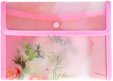 Albi Document case Pink flowers B6 - 212 mm x 152 mm