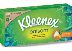 Kleenex Balsam hygienické kapesníky s výtažkem z měsíčku lékařského 3 vrstvé 64 kusů