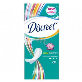 Discreet Deo Waterlily brief intimate pads for everyday use 20 pieces