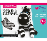 Ditipo Creative set - Zebra sock sewing 21 x 16 x 4 cm age 7+
