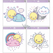 Window film without adhesive sunshine 33 x 33,5 cm 1 sheet