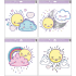 Window film without adhesive sunshine 33 x 33,5 cm 1 sheet