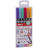 Apli Brush Marker brush marker with two tips pastel 6 pieces, set