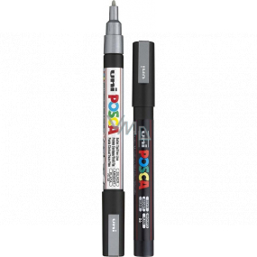 Posca Universal acrylic marker 0,9 - 1,3 mm Silver PC-3M