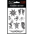 Arch Tattoo decals with certificate Black Sun 17 x 10 cm