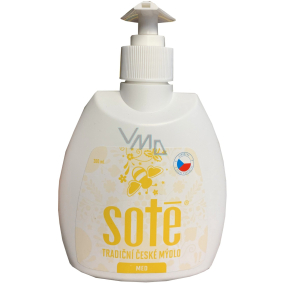 Soté Mink Honey traditional liquid soap dispenser 300 ml