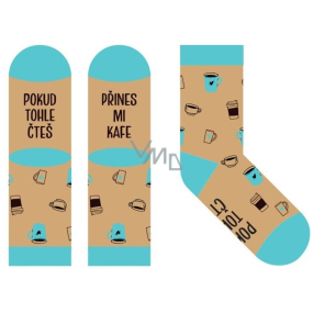 Albi Colored Socks Universal Size Bring Me Coffee 1 pair