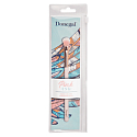 Donegal Pink Ink shadow brush with synthetic velvet bristles 16 cm