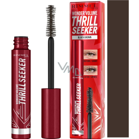 Rimmel London Wonder Volume Thrill Seeker volumizing and lengthening mascara Black Brown 8 ml