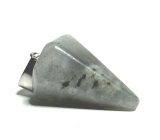 Labradorite light pendulum natural stone 2,2 cm, stone of transformation