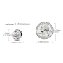 Sterling silver 925 Family friendship - sisters, bead for bracelet family