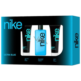 Nike Ultra Blue Man eau de toilette 100 ml + aftershave 75 ml + shower gel 75 ml, gift set for men