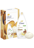 Dove Nourishing Care Argan Oil shower gel 250 ml + Nourishing Moroccan Argan Oil creamy toilet soap with argan oil 90 g, cosmetic set