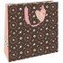 Nekupto Gift paper bag 32,5 x 32,5 x 14 cm Birds dark