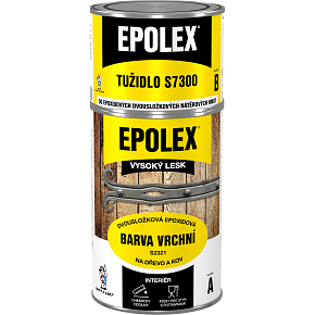 EPOLEX TOP COAT S2321 epoxy two-component paint for wood, metal, masonry, 1000 white, 700 g + hardener 240 g