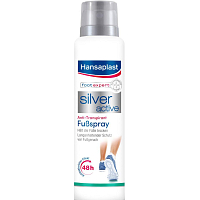 Hansaplast Silver Active, foot spray, 150 ml