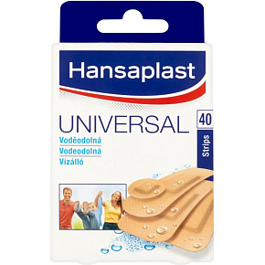 Hansaplast Universal Waterproof Plaster, 40 pcs