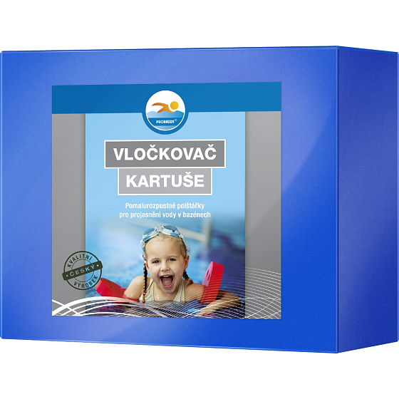 Probazen Flocculant cartridge preparation for water treatment in swimming pools 4 pieces