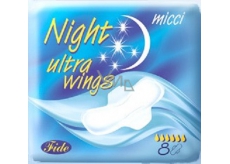 Micci Ultra Night Wings intimní vložky s křidélky 8 ks