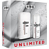 Str8 Unlimited shower gel 250 ml + deodorant spray 150 ml, cosmetic set