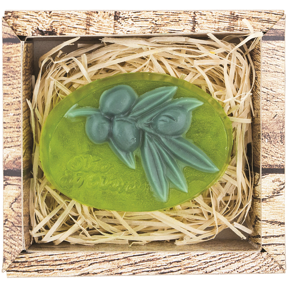 Bohemia Gifts Oliva handmade toilet soap in a box of 90 g