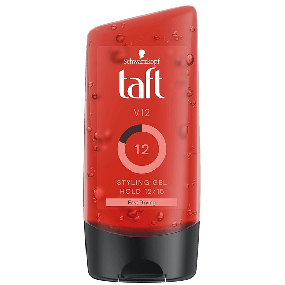 Taft Looks V12 Power Gel Fast Drying Speed Hold Hair Styling Gel 150 ml