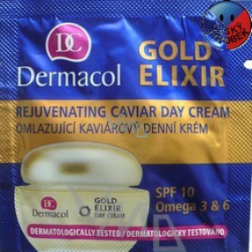 Dermacol Gold Elixir SPF10 Rejuvenating Caviar Day Cream 1.5 ml
