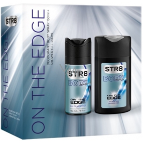 Str8 On The Edge deodorant spray 150 ml + shower gel 250 ml, gift set