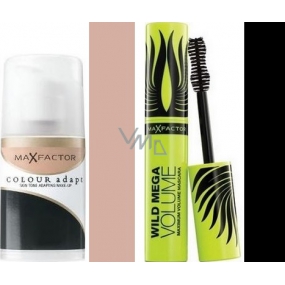 Max Factor Color Adapt makeup 55 Blushing Beige 34 ml + Wild Mega Volume mascara black 11 ml