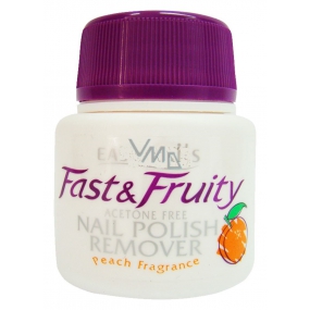 Easy Nails Fast & Fruity nail polish remover with sponge Peach 50 ml