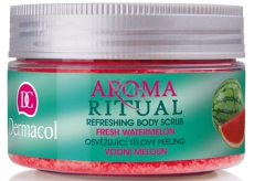 Dermacol Aroma Ritual Vodní meloun Osvěžující tělový peeling 200 g Body Scrub Fresh Watermelon