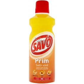 Savo Prim Fresh fragrance liquid detergent and disinfectant 1 l